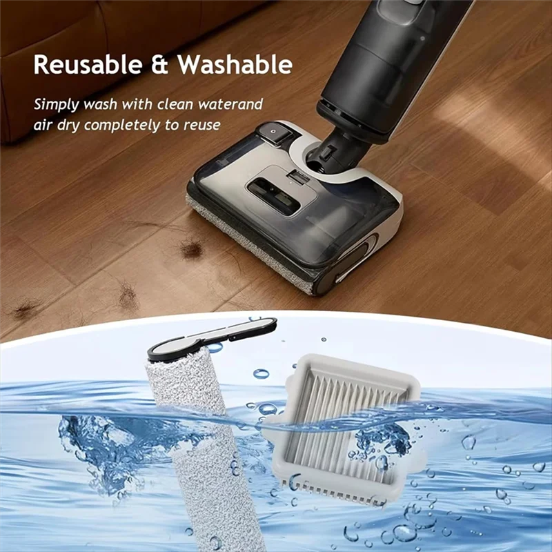 AT28-Brush Roll Accessories For Roborock Wet And Dry Vacuum Cleaner Cleaner Replacement Part