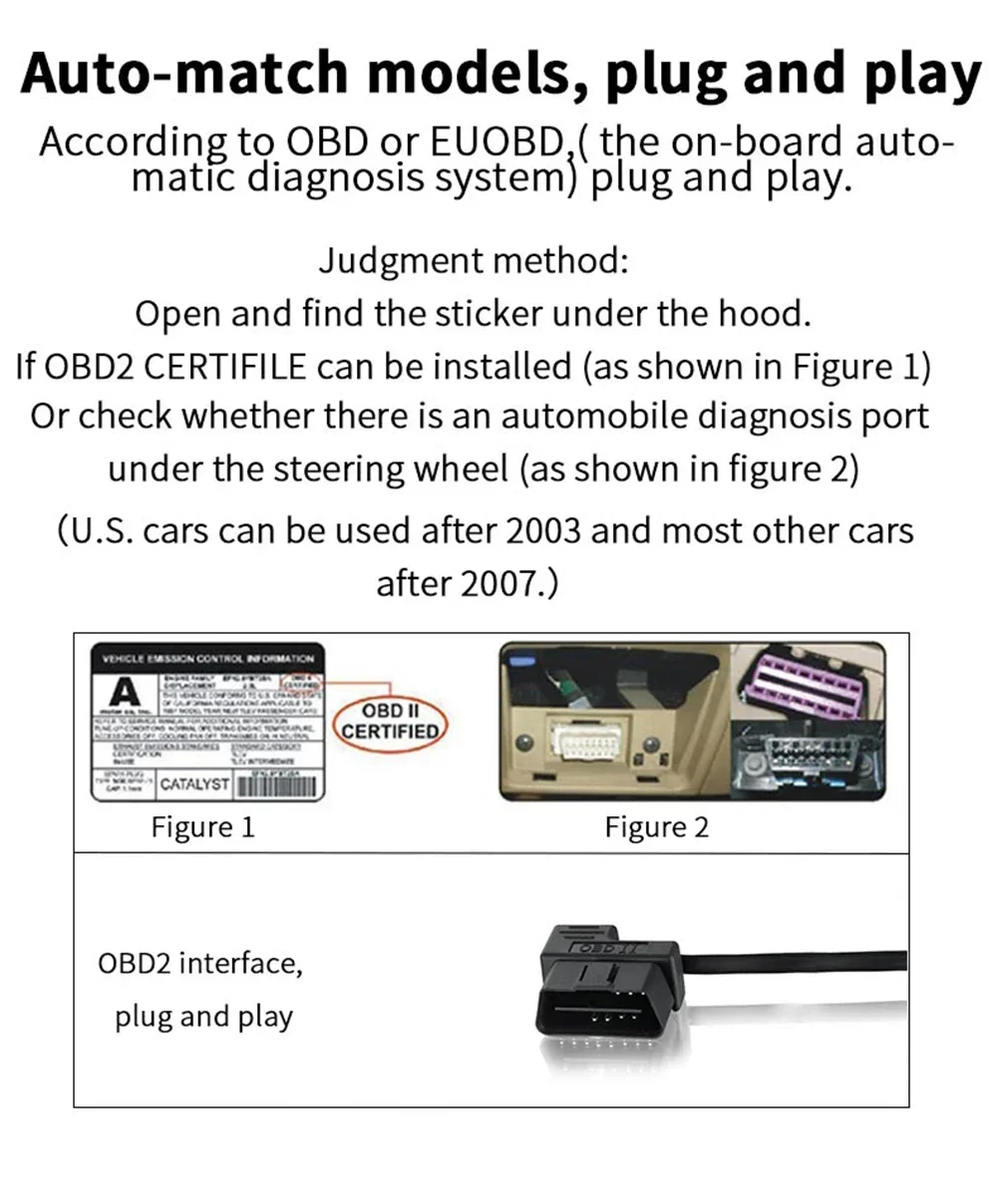 M6S OBD2 HUD Digitales Auto-Head-Up-Display Windschutzscheiben-Projektor Tachometer Wassertemperatur Spannung Auto-Zubehör Bordcomputer – Detail 17