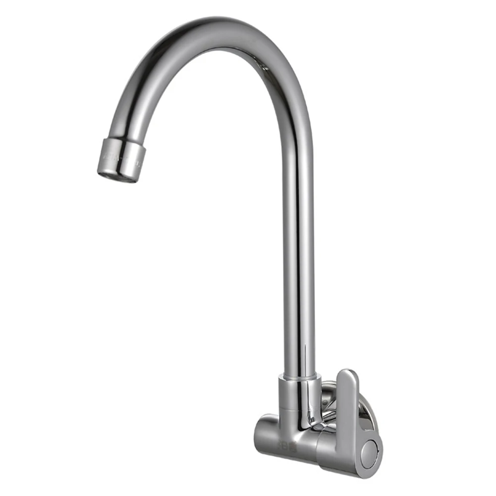 360 Degree Rotation Kitchen Sink Faucet Bathroom Fixture Flexible Water Outlet For DIY Projects Easy Install Wall Mounted Faucet