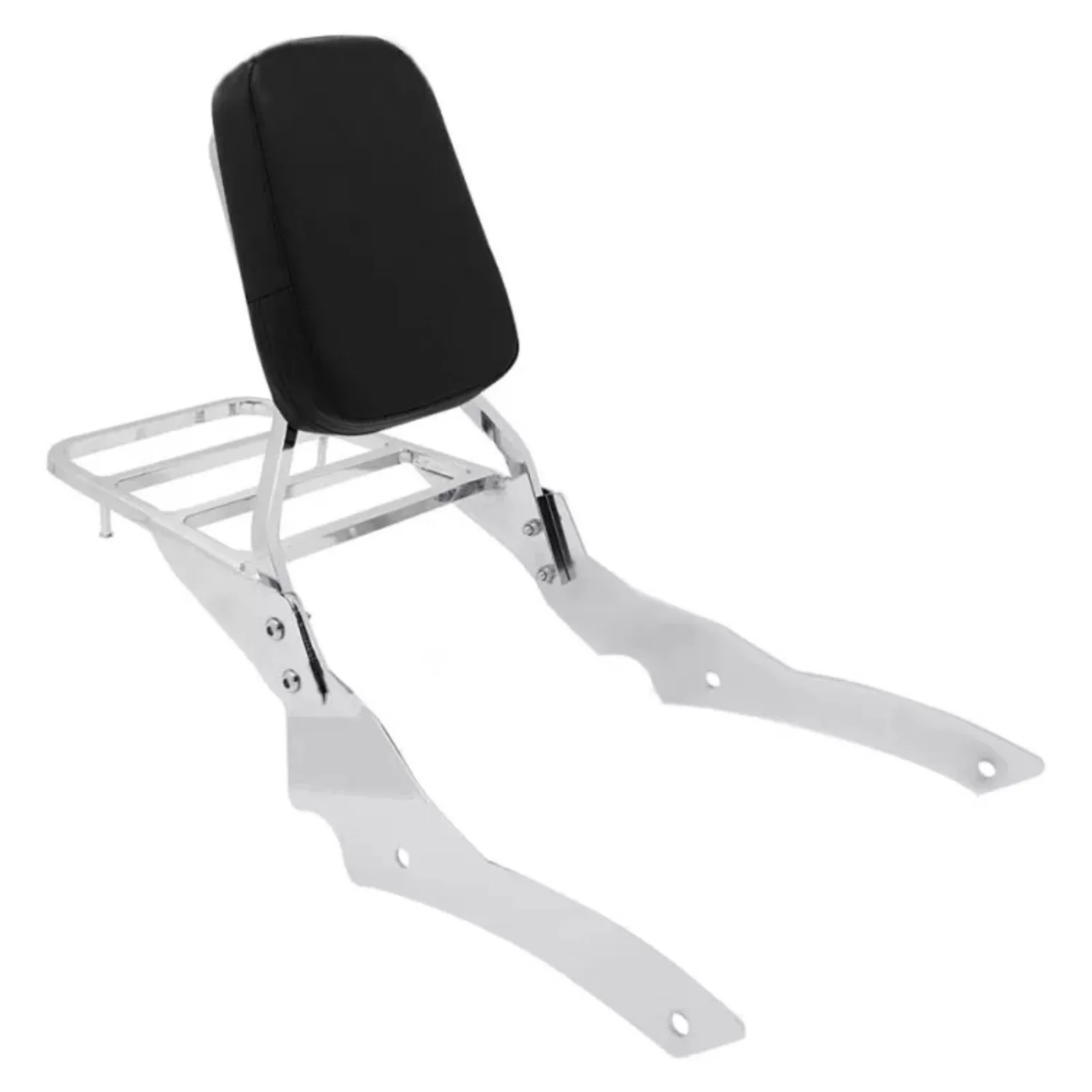 Backrest Sissy Bar+ Luggage Rear Rack For Yamaha V Star DS 400 650 Classic drag star