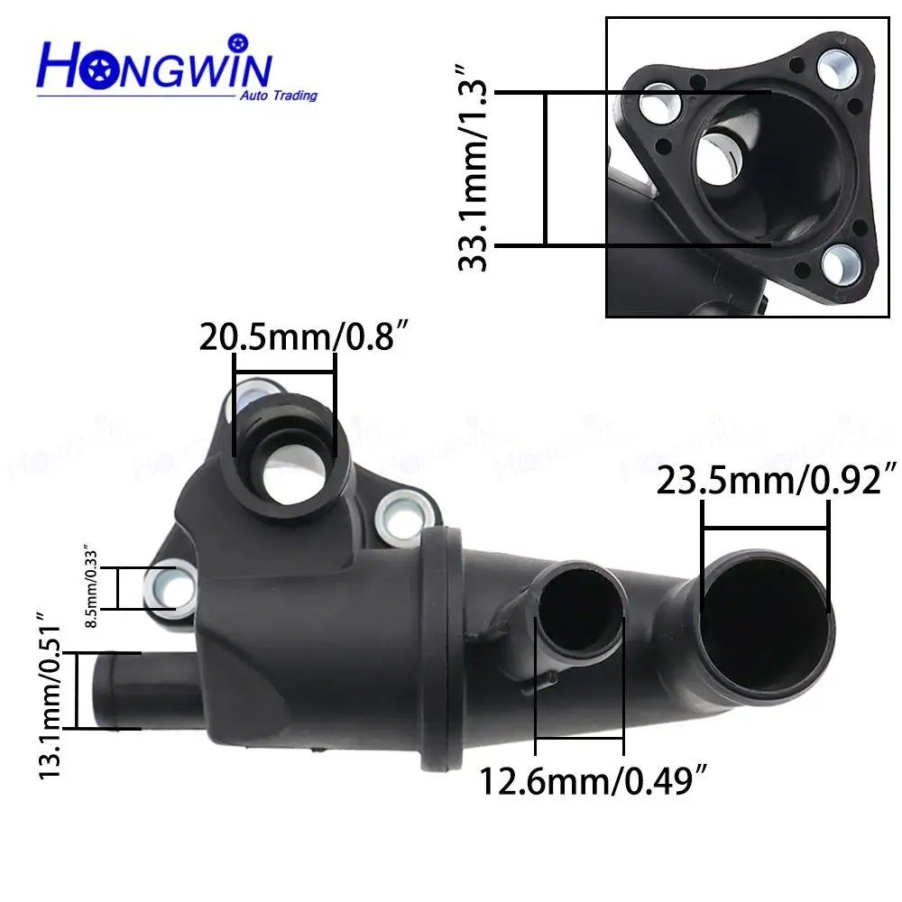 Thermostat Housing Water Outlet Pipe 25611-02801 For HYUNDAI Getz 2002-2011 EON KIA PICANTO 2004-2011 i10 2007-2013