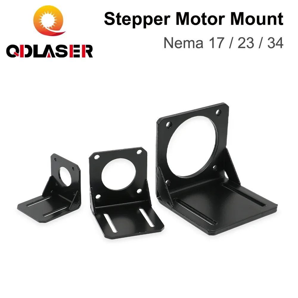 QDLASER Motor Base Aluminium Mounts for NEMA17 NEMA23 NEMA34 Stepper Fastener Mounting Bracket Support Bracket