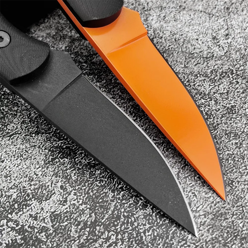 Nowy Nóż Survivalowy ze Stałym Ostrzem 8Cr13Mov, Rękojeść G10, Nóż Myśliwski do Cięcia, Narzędzia Outdoorowe na Kemping i Ryby, Prezent dla Mężczyzn