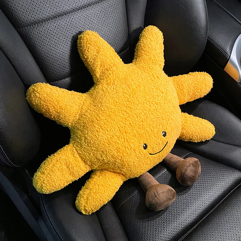 New Car Lumbar Cushion Driving Lumbar Cushion Waist Protector Cartoon Car Backrest Lumbar Pillow Sofa Cushion Plush Toy Support