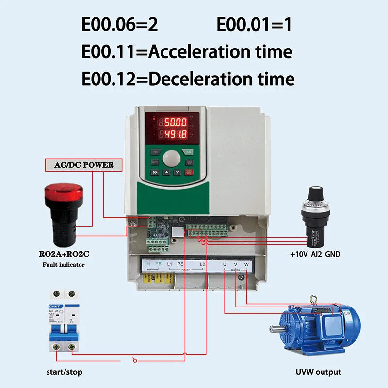 Picture 7: High Quality 3-Phase Variable Frequency Inverter 0.75KW-5.5KW AC Motor Drive Speed Controller 220V-440V