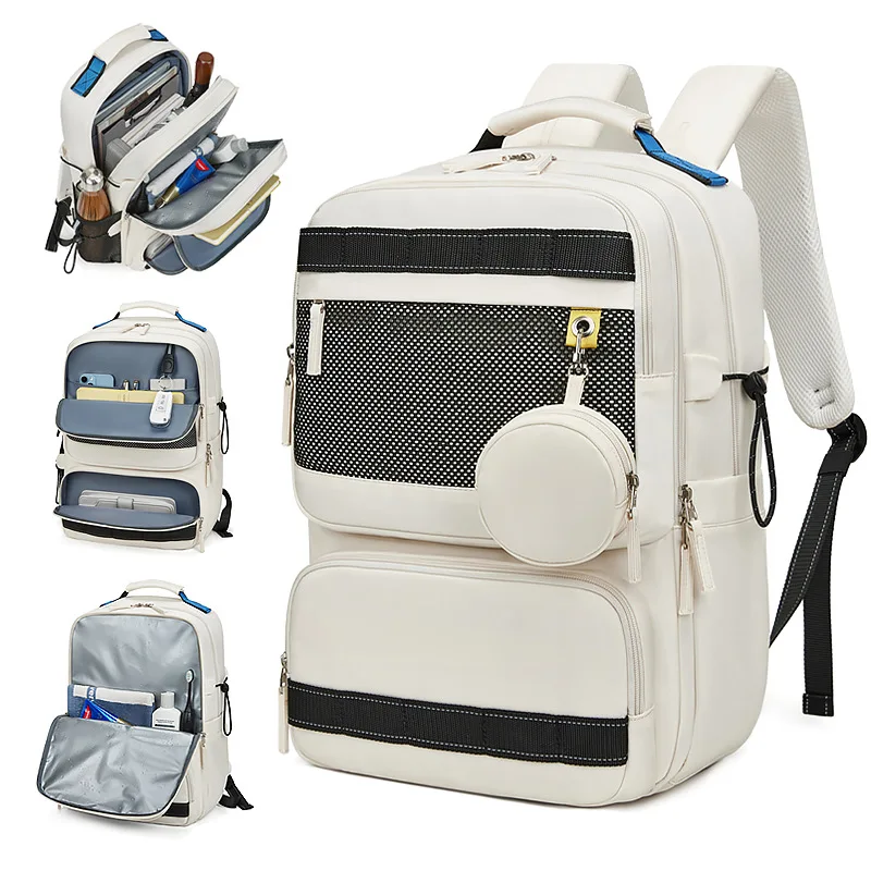 

Large-capacity travel backpack for men and women,student schoolbag,computer bag,dry and wet separated bag,mochila para viaje