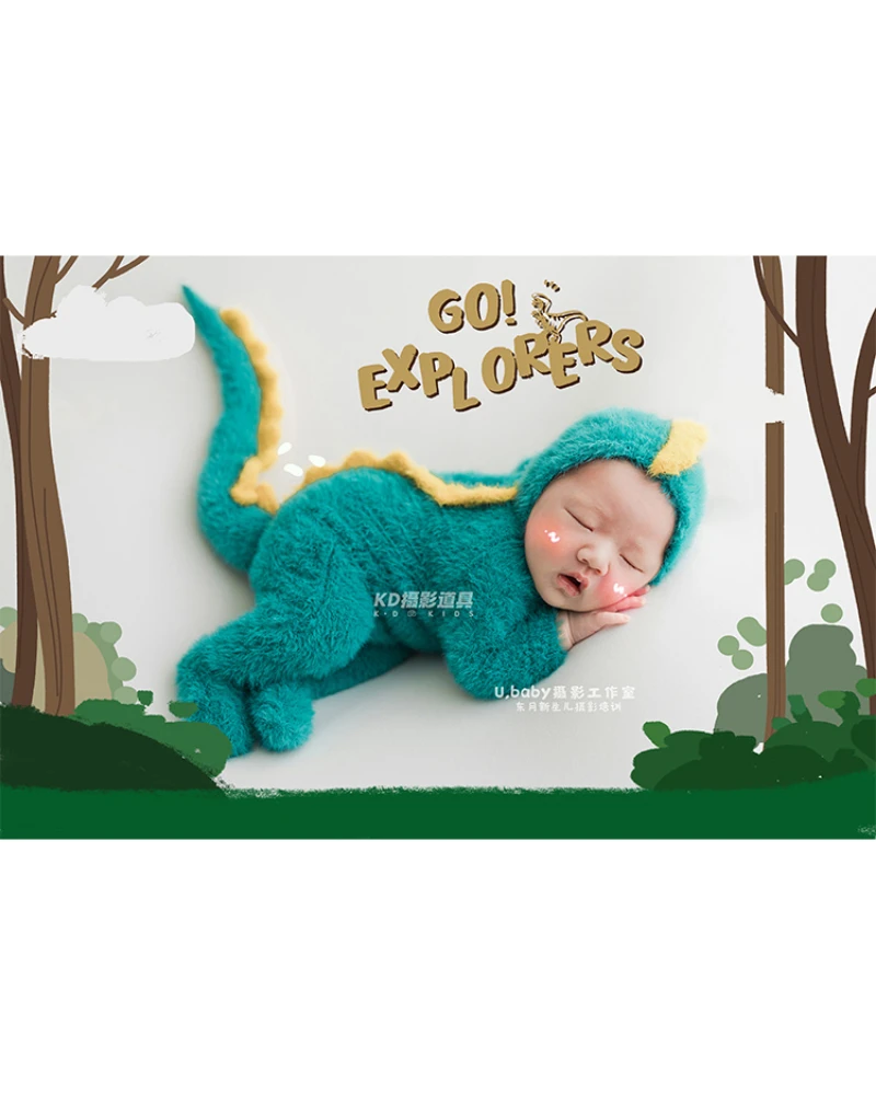 

Photography props new product full moon baby photography dinosaur clothing baby newborn childrens photography studio photo shoot