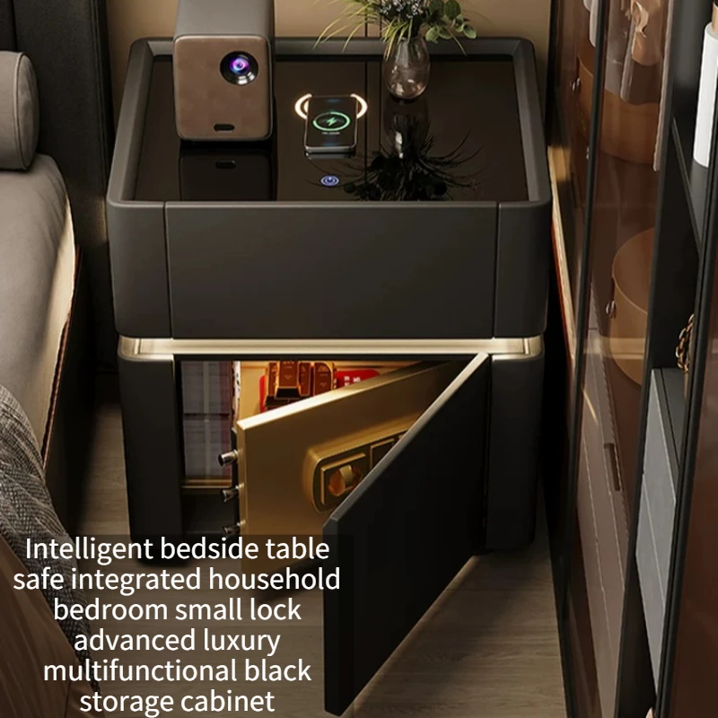 Italian Drawers Smart Bedside Table Nordic Apartment Designer Narrow Smart Nightstand Office Oriental Comodini Room Furniture