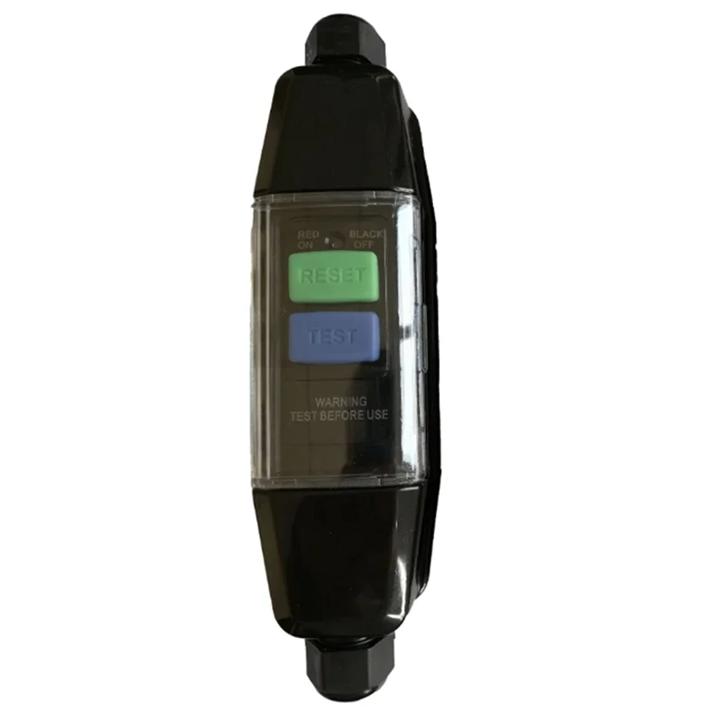 ABUI-2X موصل RCD مضمن، مفتاح أمان متوسط PRCD، حماية تيار متبقي 30 مللي أمبير مضاد للصدمات الكهربائية للأماكن الخارجية