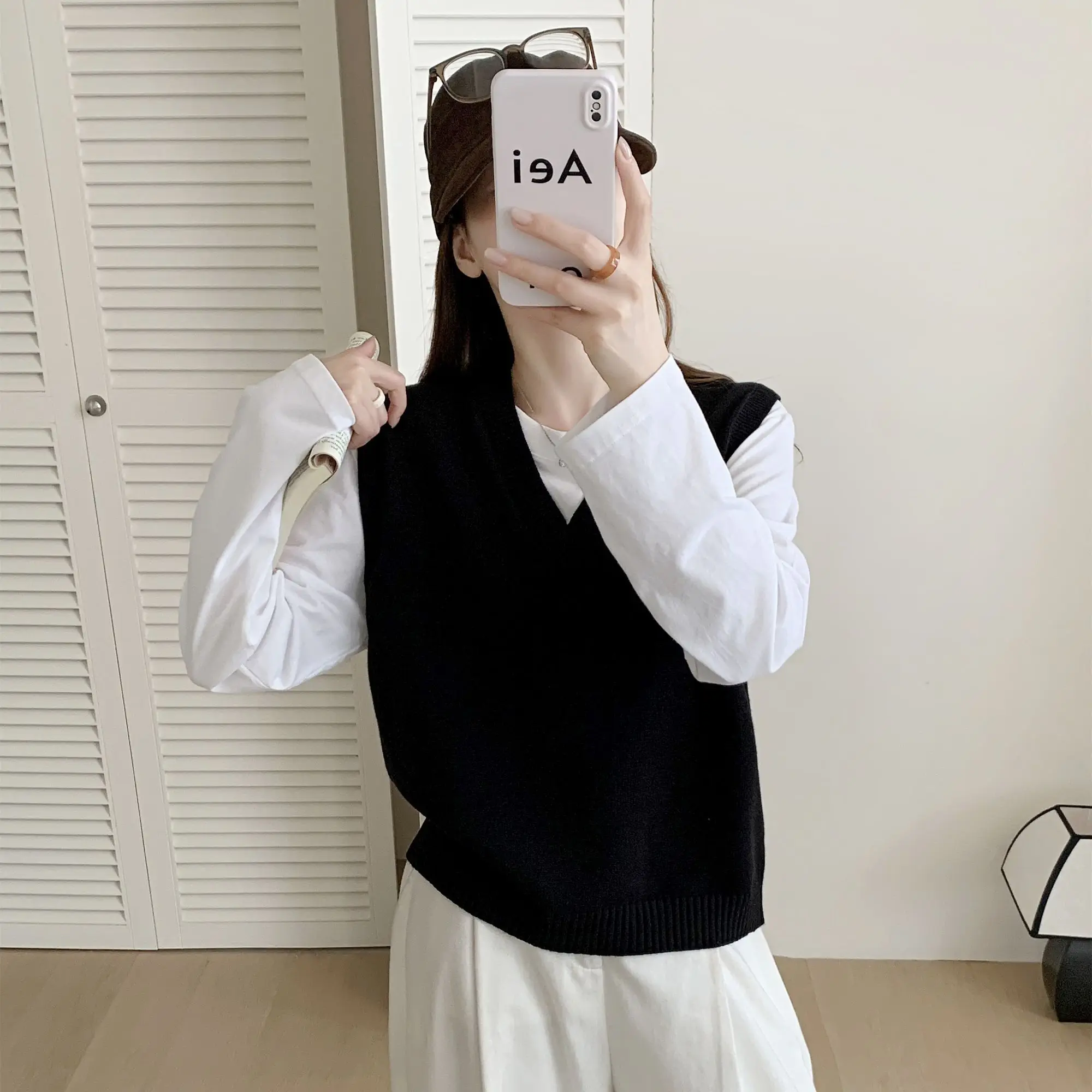 

Жилеты, тонкие женские жилеты для женщин, зима-лето, трикотажные многоярусные легкие художественные жилеты Ulzzang, гибкие, шикарные, милые, OL