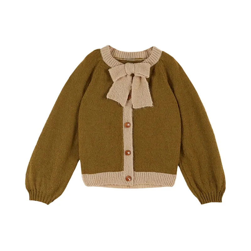 سترات الأطفال 2025 F/W EM للفتيات على الطراز الرعوي هوت كوتور قميص مطرز بالزهور بنطلون بناتي بدلة بحمالات #2