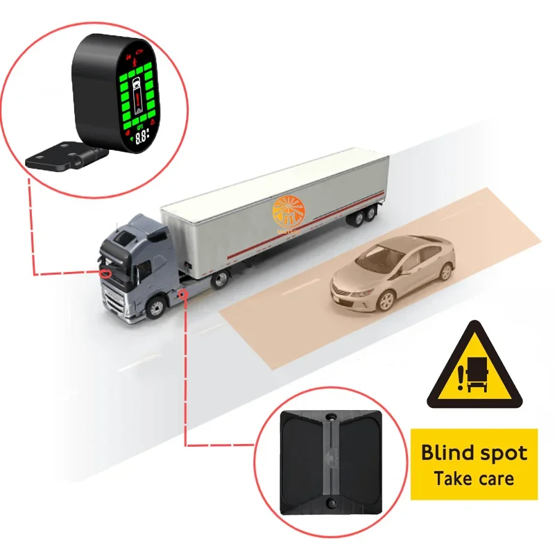 hot sales ECE R151 BSIS Blind Spot Information Systems Trail Turn Assist Turn Collision Warning For Heavy Commercial Vehicle
