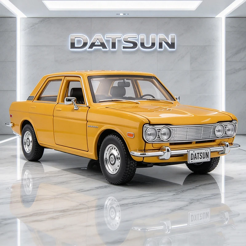 Maisto 1:24 DATSUN 510 1971 Alloy Car Diecasts & Vehicles Car Model Miniature Scale Model Car For Collection Gift