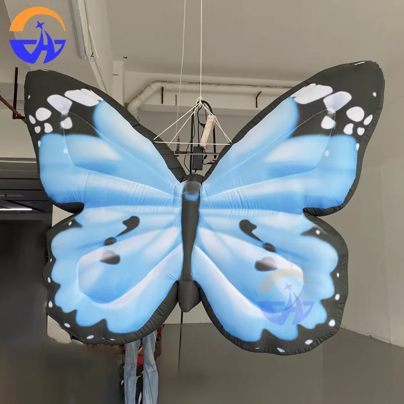 Inflatable Butterfly Hanging Interactive Traffic-Driving Atmosphere Decoration Prop for Malls, Bars, Carnivals Performances