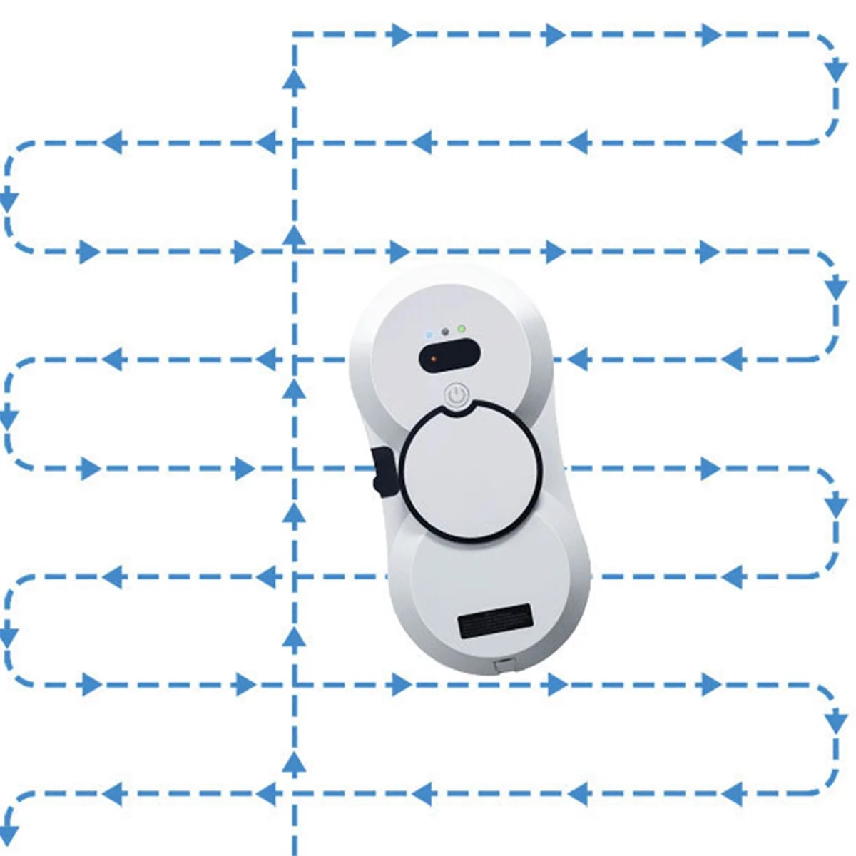 A14G-Window Cleaning Robot 5600PA Suction Spray Electric Window Cleaning Robot Antifall Remote Control Vacuum Cleaner US Plug