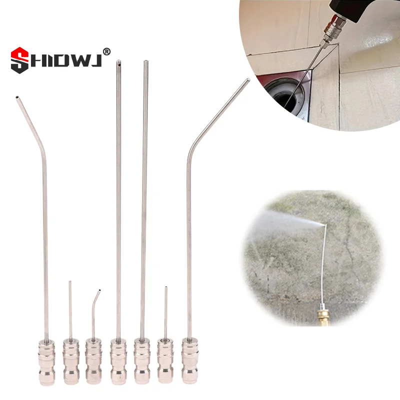 One-piece Slim Design High Pressure Cleaning Needle Nozzle, 1/4