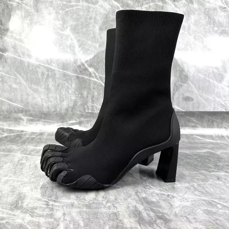 Dames Luxe Futuristische Gebre - Toe Sock Split recensie en prijs