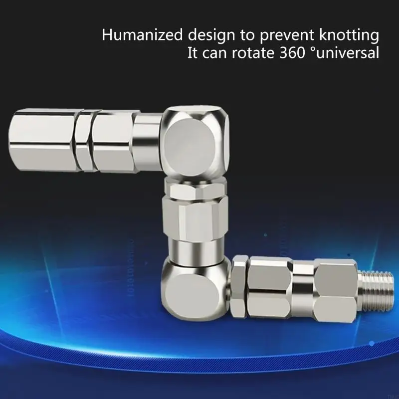 T8UC Adattatore giunto girevole a 360 gradi per connettore pompa spruzzatore per pistole a spruzzo airless