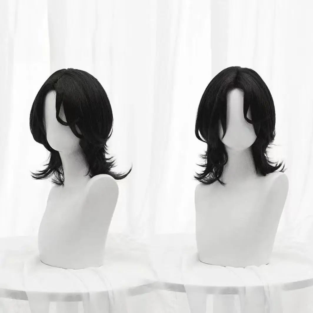 Easy To Style Wolf Tail Teen Cosplay Wig, Japanese Ancient Anime Role Playing Wig