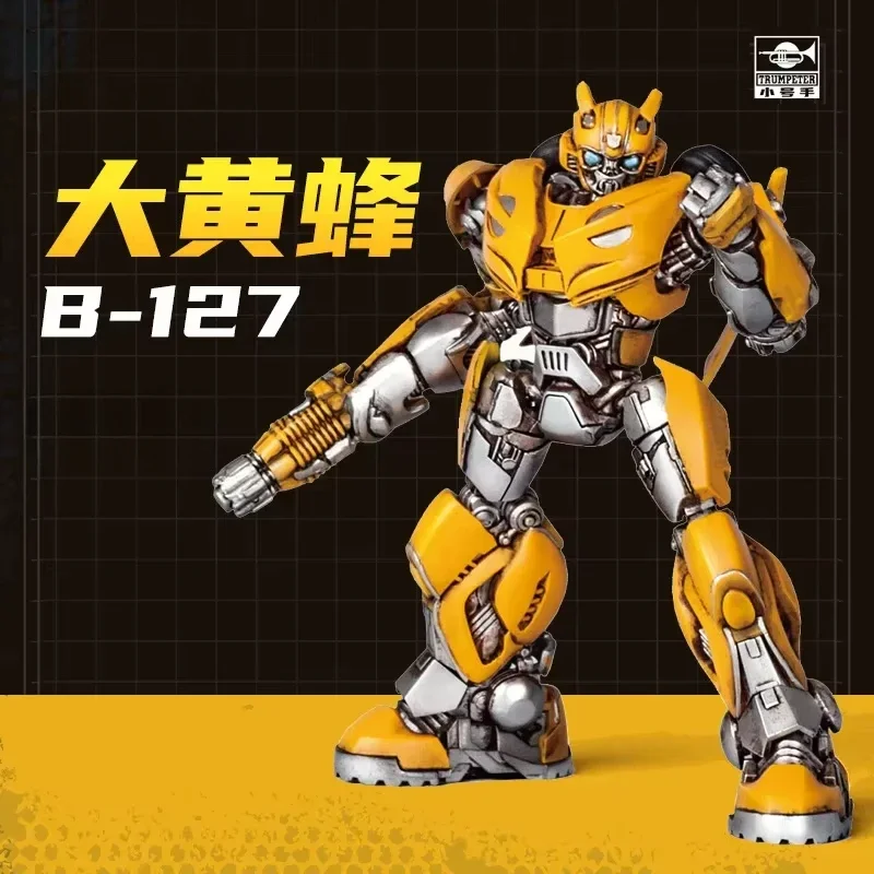 

In Stock Trumpeter Assembly Model Robot Beetle Transforming Car G1 Movie Movable Collectible Toy Bee SK01 Movable Dolls Gift