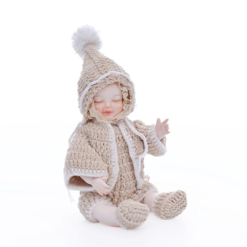 

Cloveray 12 inch Original New Porcelain Doll With Three Faces Three Expressions All Ceramic Doll Handmade HIgh-quality Art Gift
