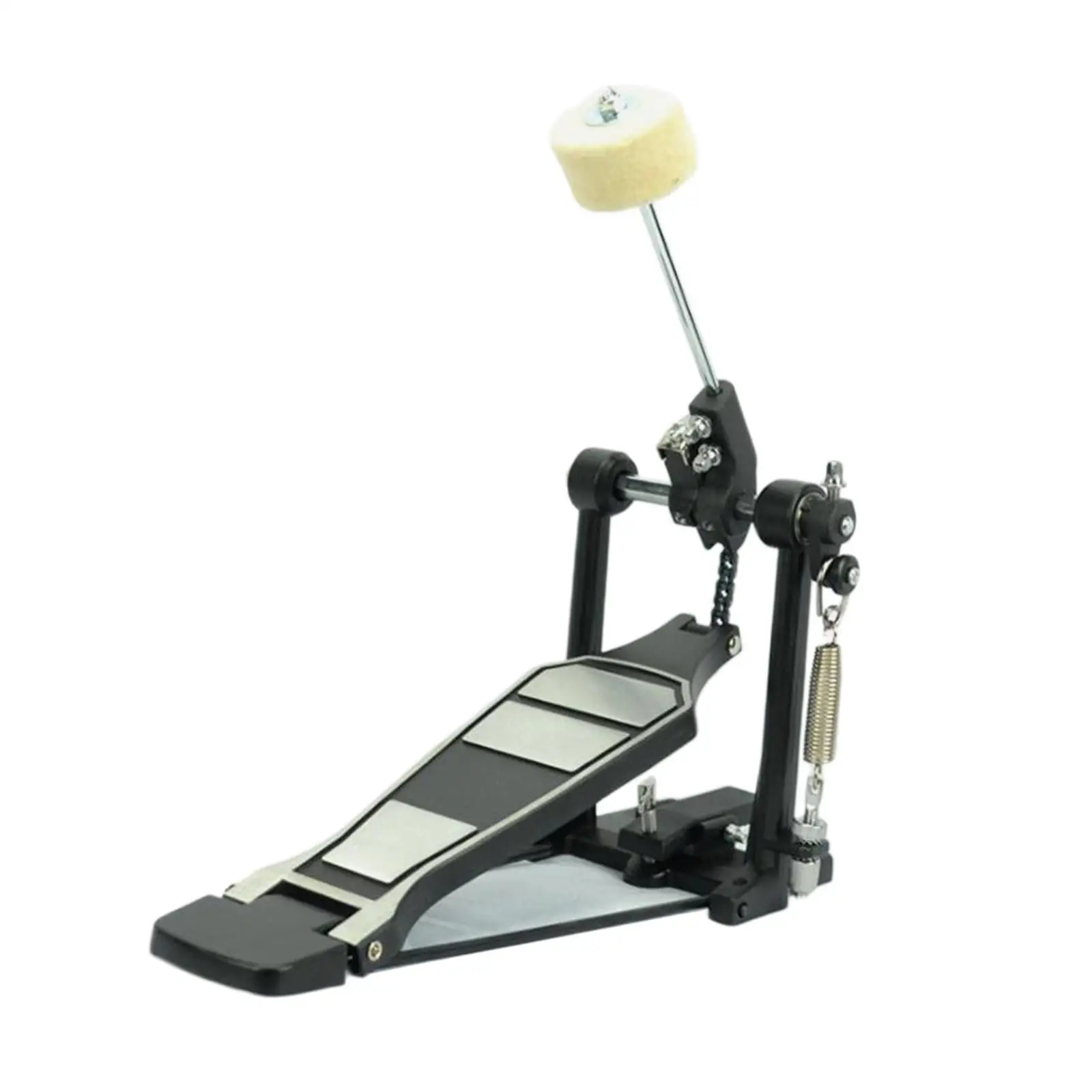 Bass Drum Pedal Strong Stable for Beginner, Pro Drummers Durable for Jazz Drums Felt Head Drum Foot Pedal Beater Drum Kick Pedal