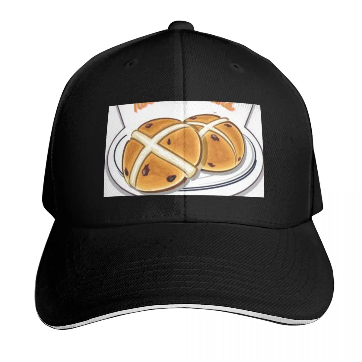 hot cross buns Baseball Cap luxury woman cap Hip Hop fun hats Custom Cap Men's Hats Women's