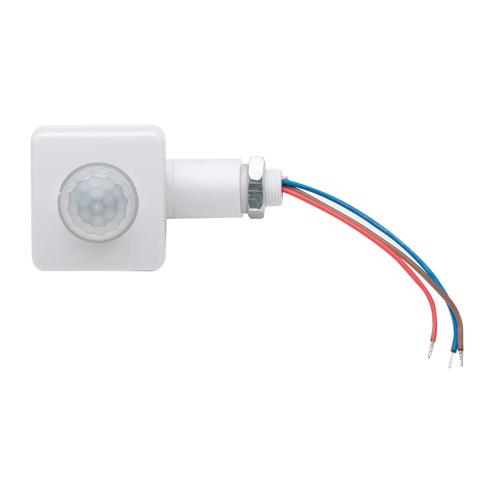 AC 85-265V IP65 Motion Sensor Adjustable Human Body Infrared Sensor Switch LED Flood Light PIR Outdoor Motion Sensor Detector