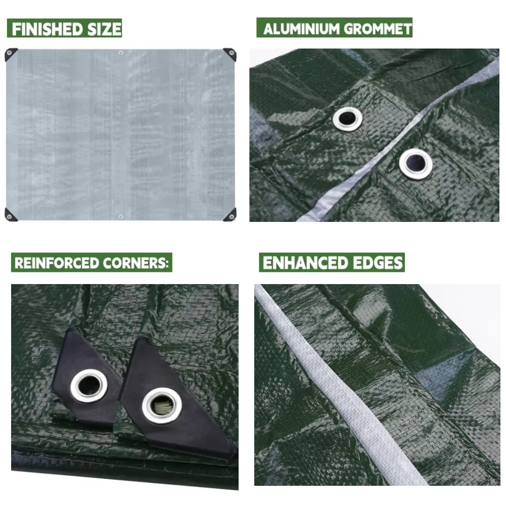 5m/4m/3m/2m Large Waterproof G - Waterproof Tarp Shelter 评论和价格