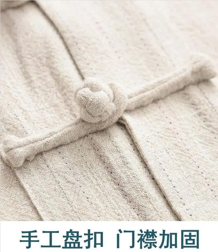 2026 Herren Chinesischer Traditioneller Tang-Anzug Hanfu Kung Fu 2-teiliges Set Oberteil und Hose Neujahrsparty Festival Übergröße M XXXXXL – Detail 4