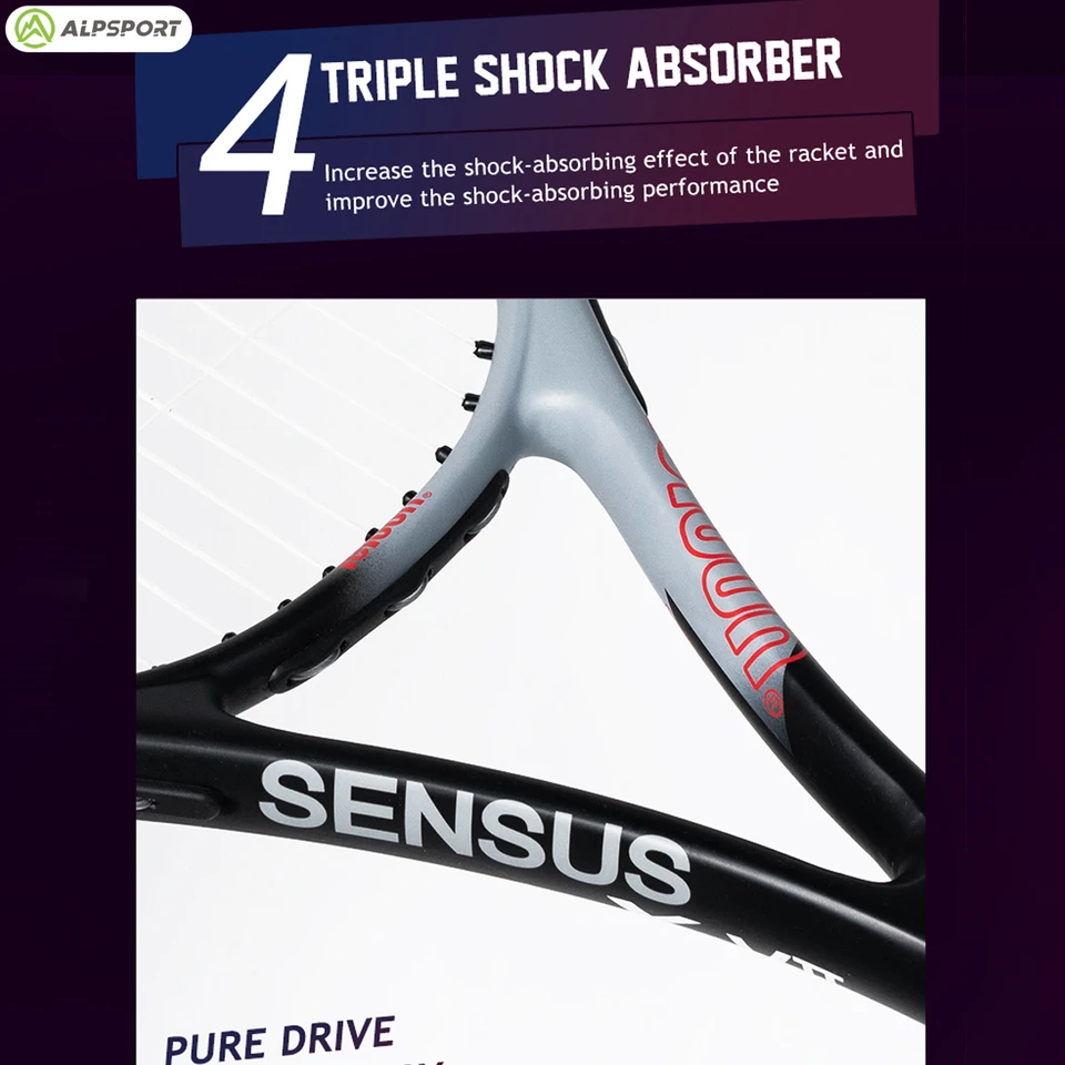 ALP 18k Carbon Fiber Tennis Racket 280g