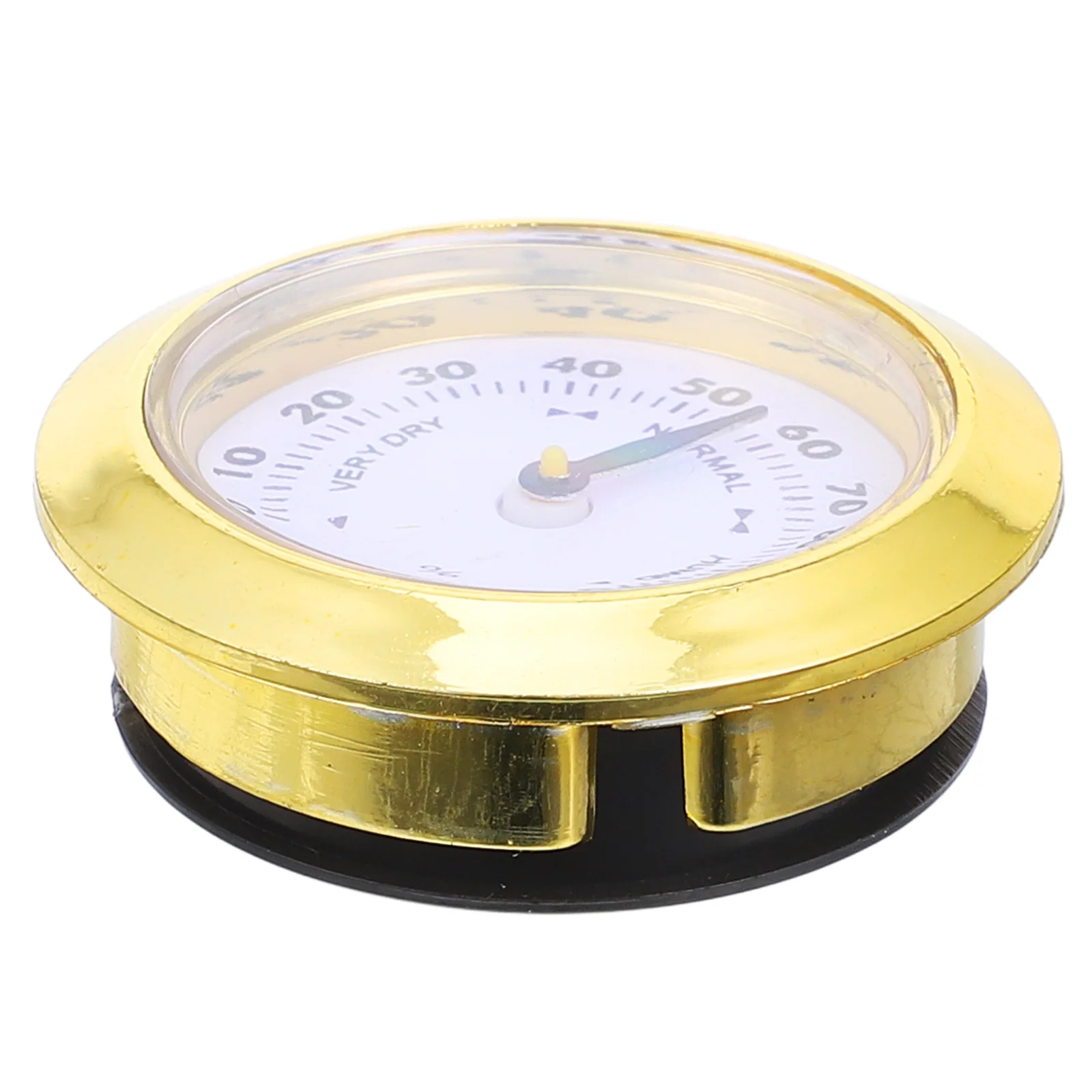 Kleine hygrometer digitale vochtigheidsmeter rond draagbaar vochtigheidsmeetapparaat voor binnen voor thuis slaapkamer badkamer tuin