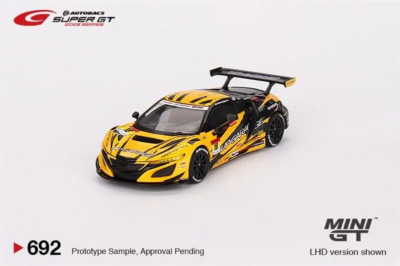 MINI GT 1:64 NSX GT3 EVO22 #18 UPGARAGE NSX GT3 Diecast Model Car