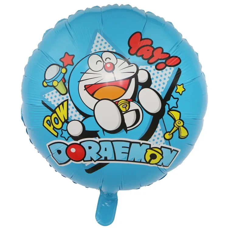 Doraemon nowe urodzinowe ozdobne balony ustawione balon z folii aluminiowej balony cyfry zestaw imprezowy do dekoracji rekwizyty prezent