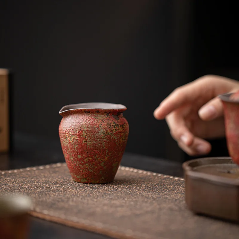 Kiln Change Red  Tea Pitcher Tea Divider Cha Hai Dispenser Justice Cup Oolong Tea Fair Mug Tea Items Supplies