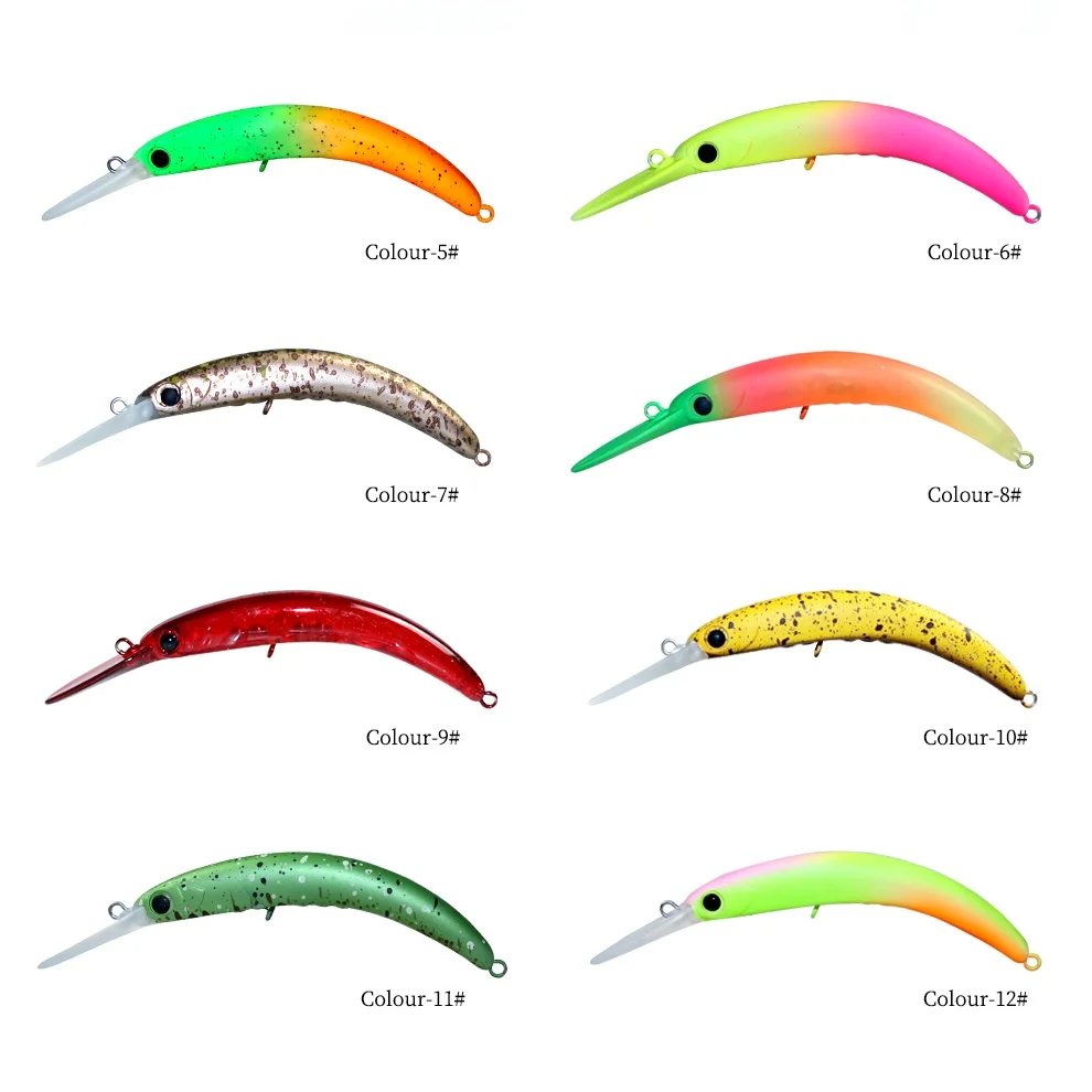 

Swolfy 8 шт. 3 г 55 мм мини-воблеры медленного тонущего типа для ловли форели, искусственная жесткая приманка для пресноводной рыбалки, снасти