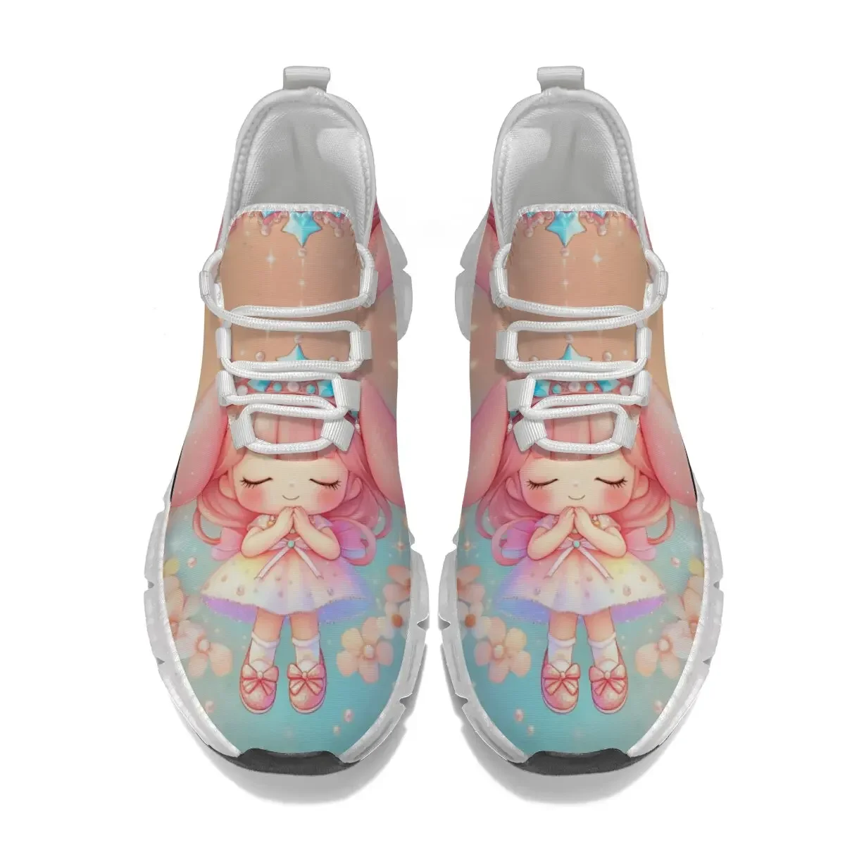 Cartoon Print Mens Casual Shoes Fashion Loafers Comfortable Flats Platform Lightweight Sneakers Leisure Outdoor Walking Shoes