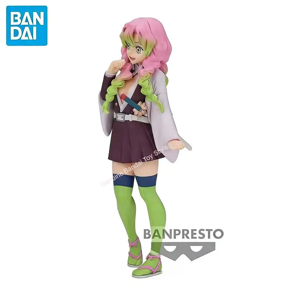 

In Stock Bandai Banpresto Demon Slayer Kanroji Mitsuri Figurine Model Ornaments Statue Holiday Gifts Anime Merchandise