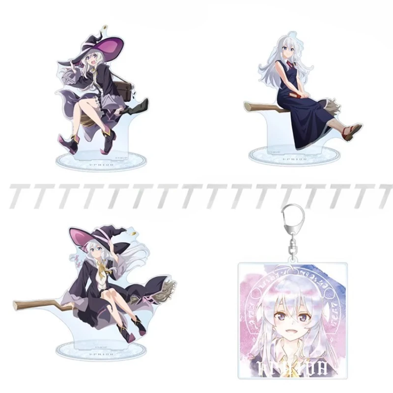 

Anime Elaina Acrylic Stand Figure Doll Game Keychain Model Plate Cosplay Toy for Gift