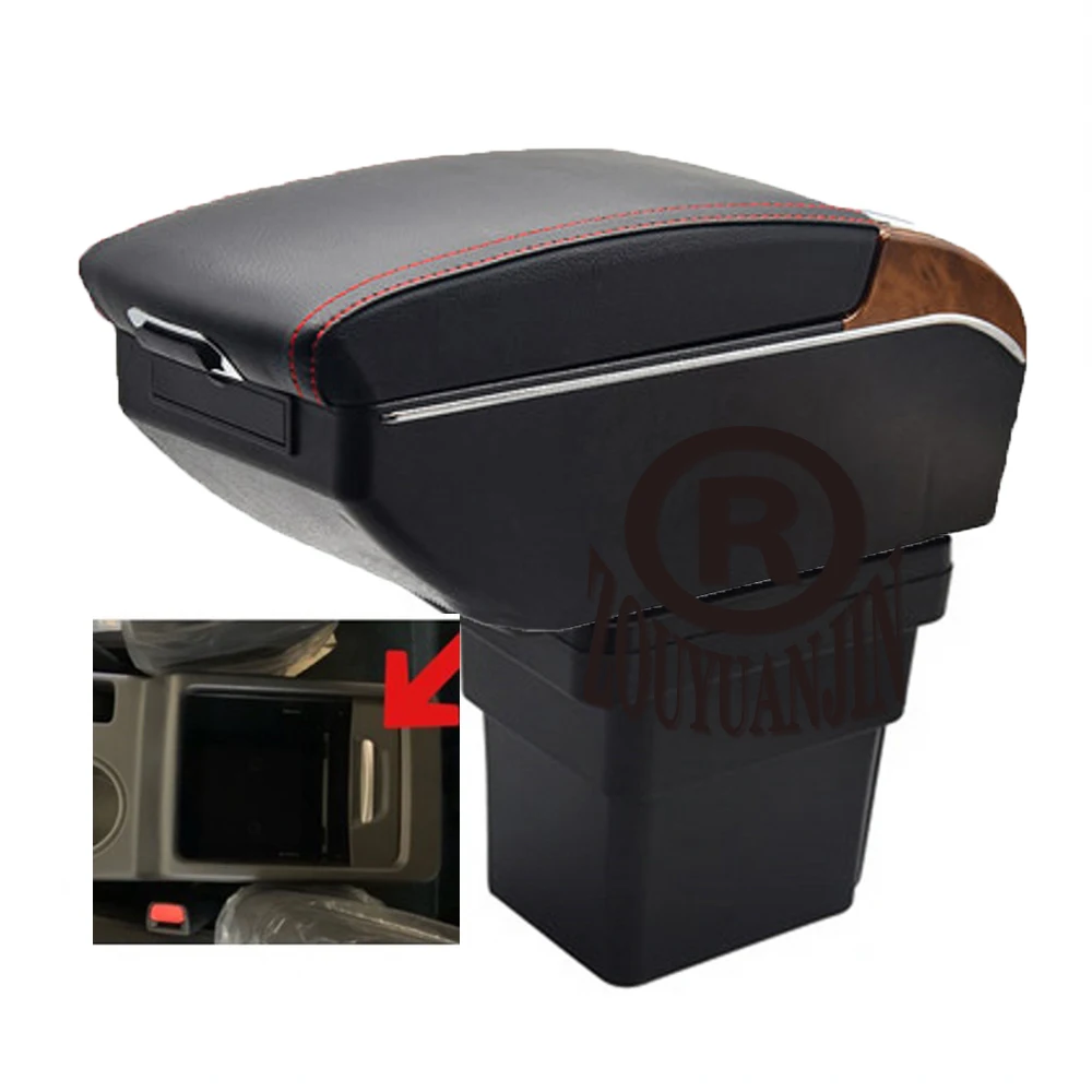 For Mitsubishi Xpander Armrest Box Elbow Rest Center Console Storage with Phone Charging USB Interface Cup Holder