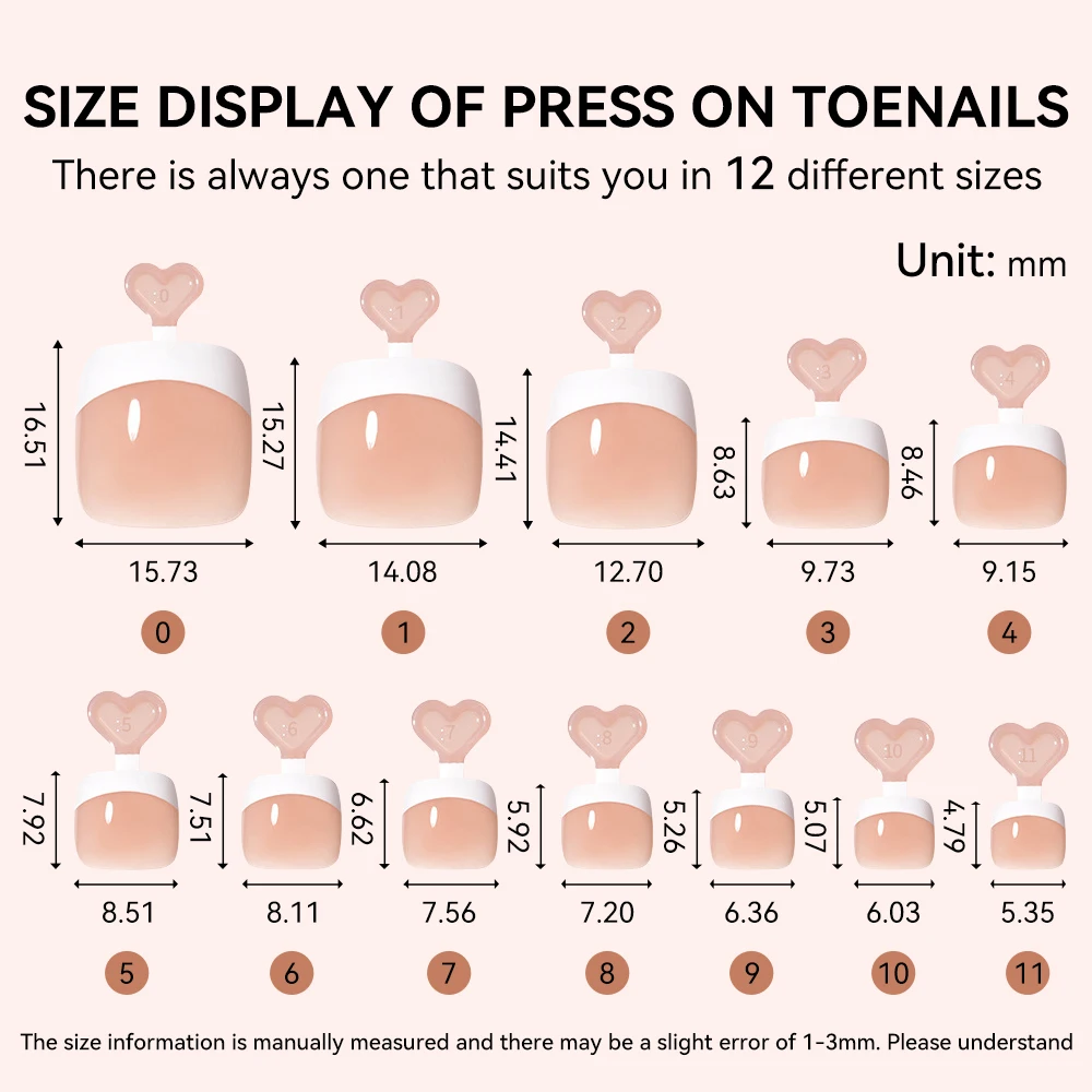 24枚/セット つけ爪 フレンチネイル マニキュア ネイルチップ ネイルプレート フルカバー ショート フェイクネイルチップ アート