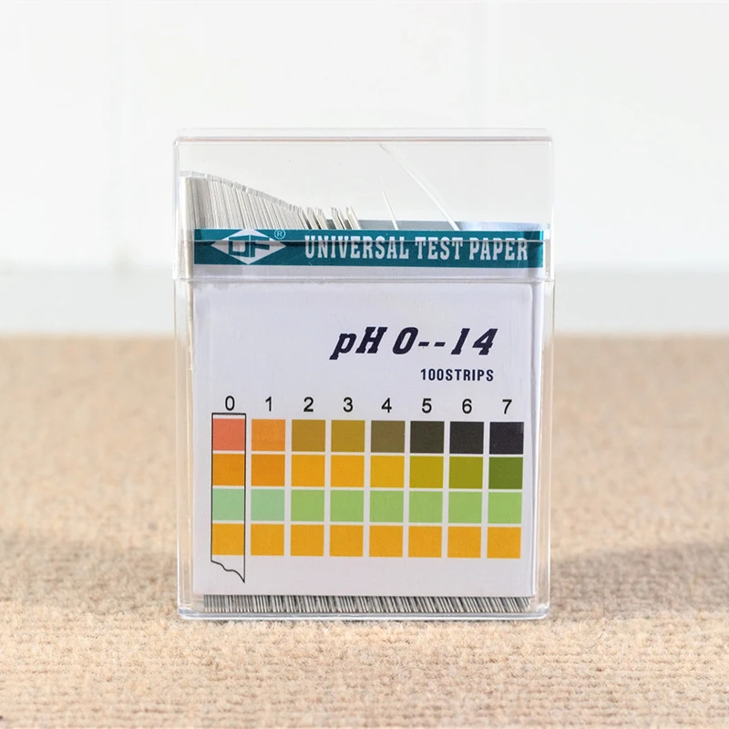 100Pcs 0-14 PH Test Strips Litmus Paper Universal Alkaline Acid Indicator Paper for Water Soil Aquariums PH Tester Test Strip
