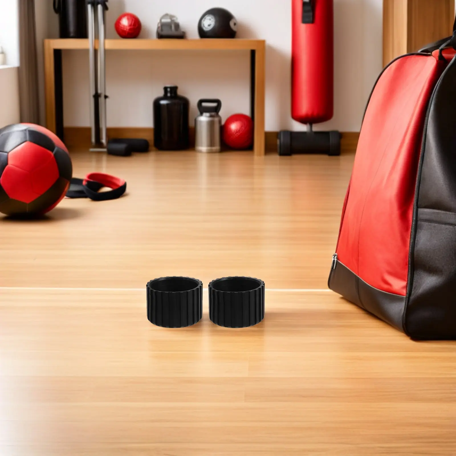 5Pcs Outer Round Foot Caps High Density Anti Vibration Pads Shock Absorbing Treadmill Mat Fitness Equipment Leg End Cap Floor