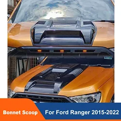 Bonnet Scoop Hood Cover For Ford Ranger T7 T8 2015-2022 Wildtrak XLT XLS XL Limited Sport Everest Car Bonnet Protector