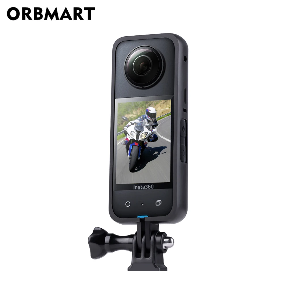 Carcasa de marco para Insta360 X3, cubierta protectora de plástico, adaptador de montaje para Insta 360 X3, accesorios para Cámara de Acción