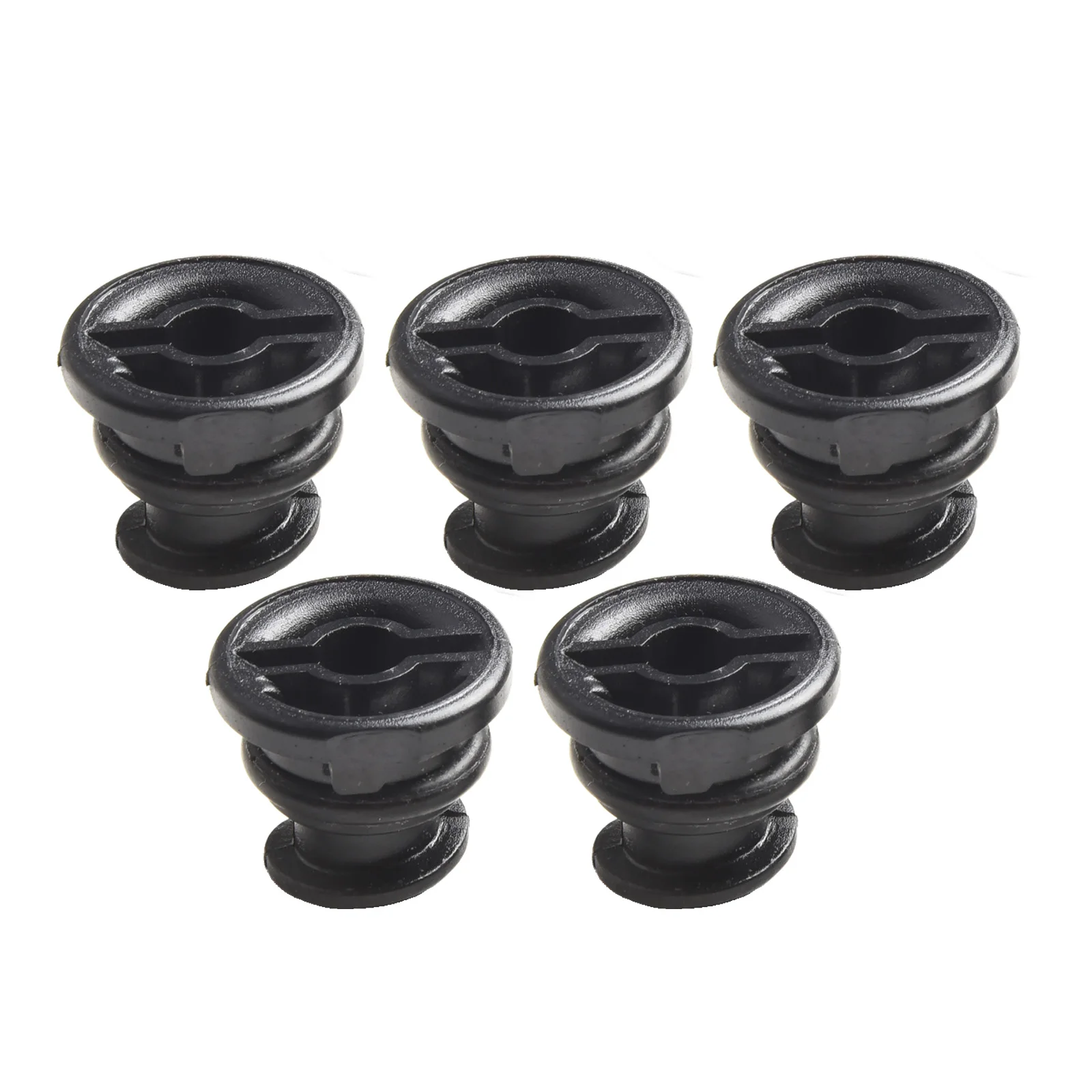 Automotive Screw Automobile Drain Nut ABS Material Anti-corrosion Black Color Non-deformation Practical Design