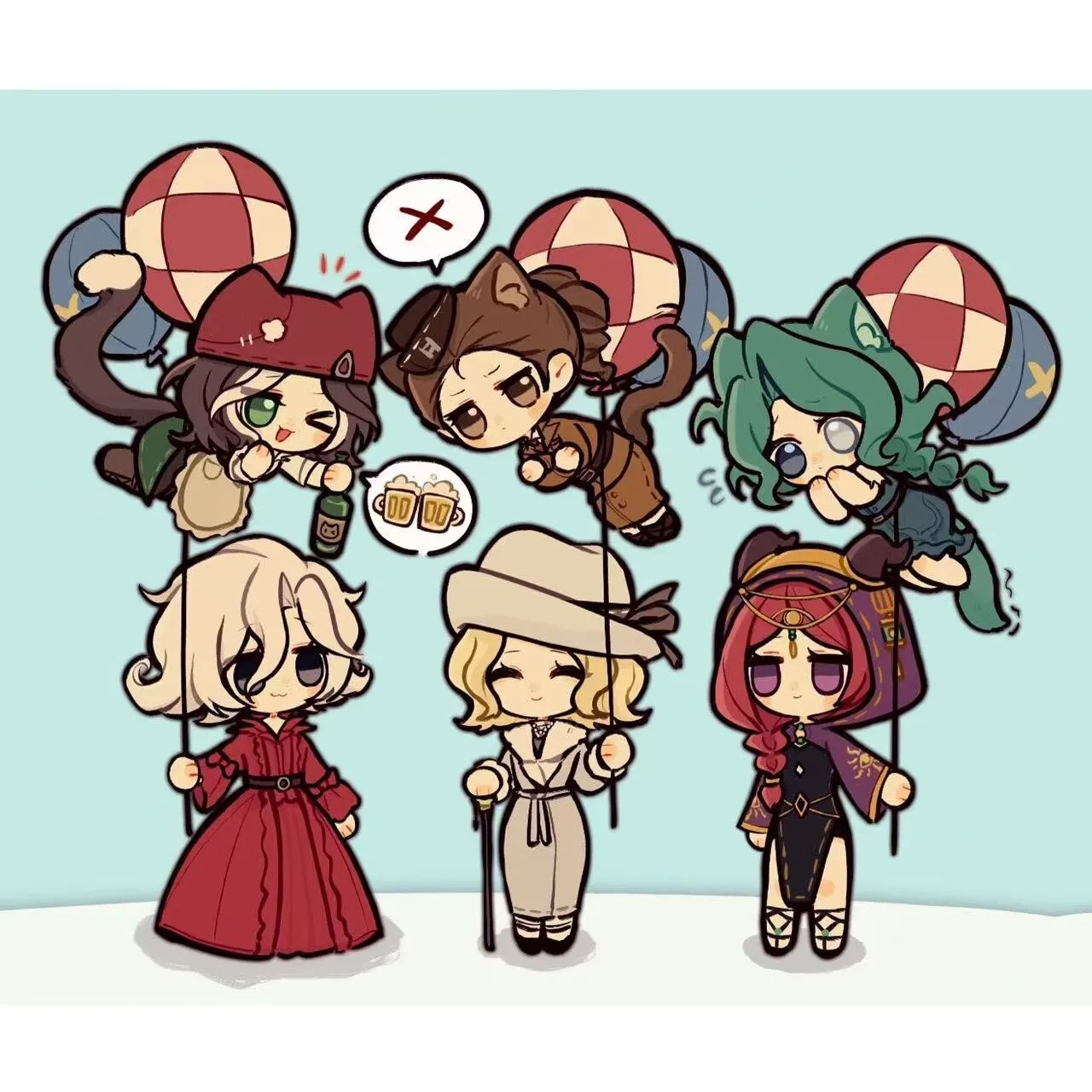 

Identity V The fifth personality is mischievous travels to set up a plaque for 'Red Lady Priest Fisherman' acrylic peripheral