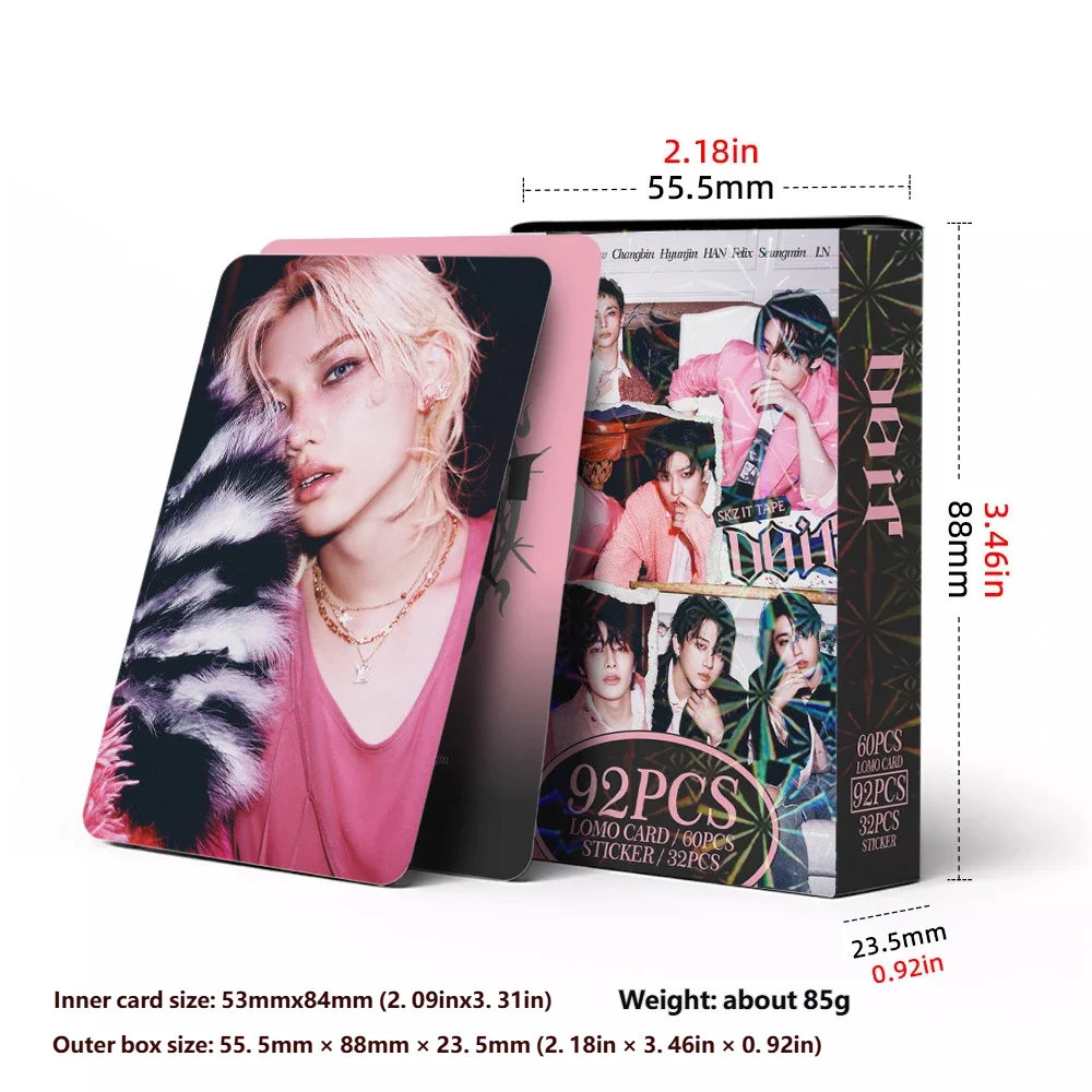 92 بطاقة نجمة StrayKids' DO IT بطاقة صور خاصة جديدة LOMO بطاقة الديكور ملصقات الطرفية على skzoo
