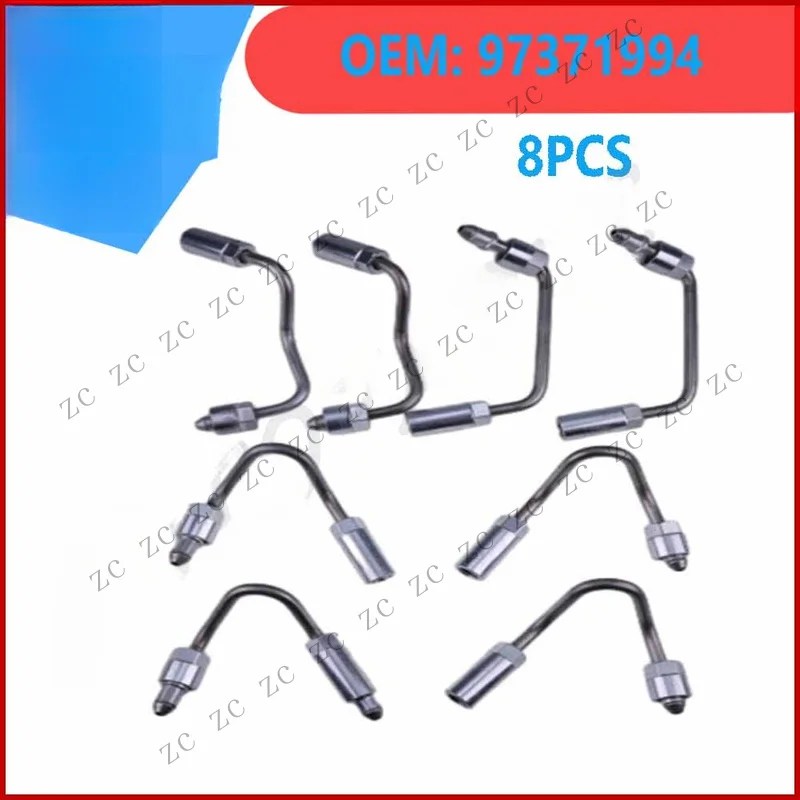 S+ 97371994 8Pcs Fuel Injector Lines For Classics with 6.6l LBZ Duramax 2006-2007