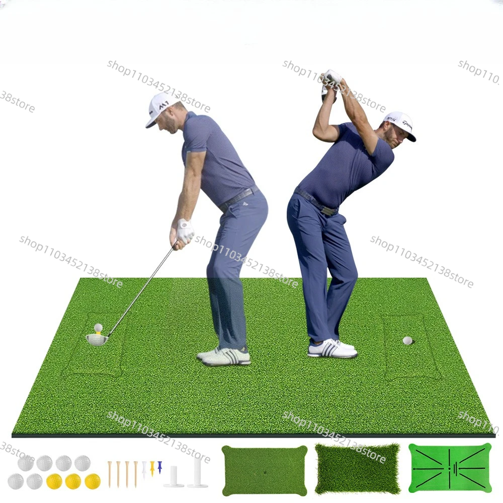 

Многофункциональная тренировочная ударная площадка для гольфа 3-в-1 Сменная ударная площадка